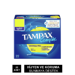 Tampax Compak Normal Tampon 22 Adet