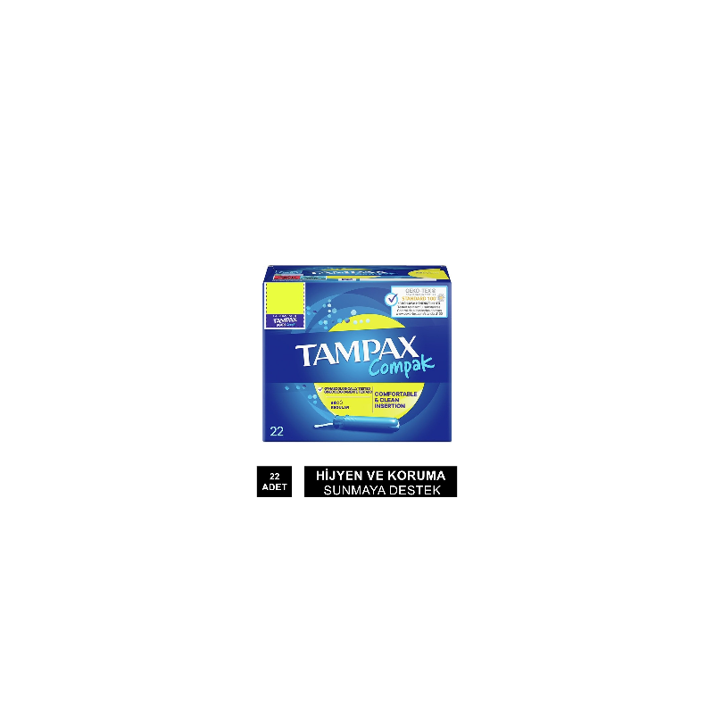 Tampax Compak Normal Tampon 22 Adet