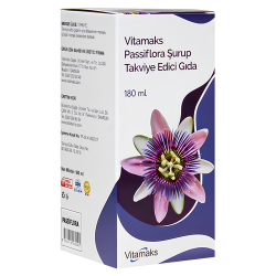 Vitamaks Passiflora Şurup 180 ml