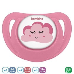 Bambino Desenli Fit Damaklı Emzik 6-18 Ay ( P2565 )