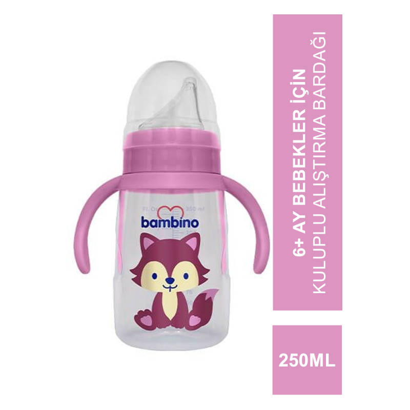 Bambino Kulplu Alıştırma Bardağı 6+ Ay ( P6259 )