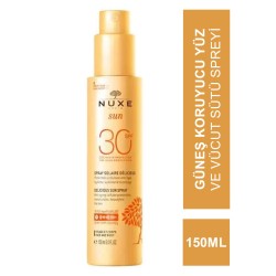 Nuxe Sun Spf30 Güneş Koruyucu Yüz ve Vücut Sütü Spreyi 150 ml
