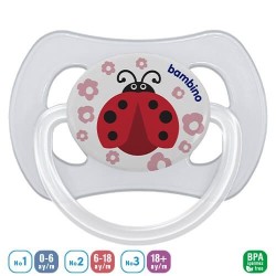 Bambino Desenli Kelebek Damaklı Emzik 0-6 Ay ( P2497 )