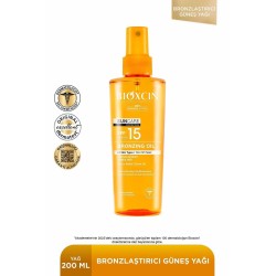 Bioxcin Sun Care Tüm Ciltler İçin Bronzlaştırıcı Yağ Spf 15 200 ml