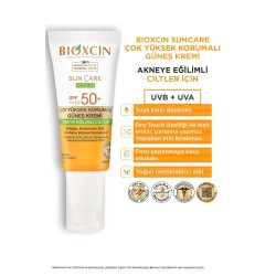 Bioxcin Sun Care Akneye Eğilimli Ciltler İçin Güneş Kremi Spf50+ 50ml