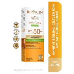 Bioxcin Sun Care Acnium Akneye Eğilimli Ciltler İçin Güneş Kremi Spf50+ 50ml