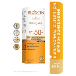 Bioxcin Sun Care Kuru/Normal Ciltler İçin Güneş Kremi Spf 50+ 50 ml