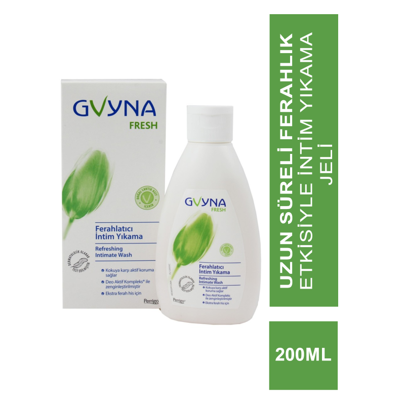 Gvyna Ferahlatıcı İntim Yıkama Jeli 200 ml