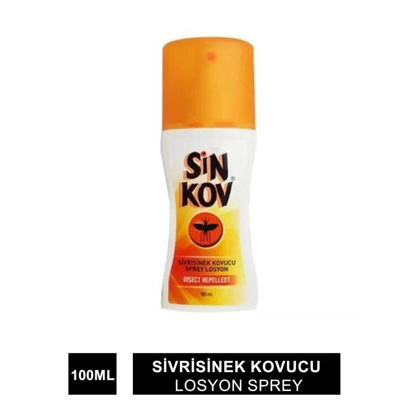 Sinkov Sivrisinek Kovucu Losyon Sprey 100 ml
