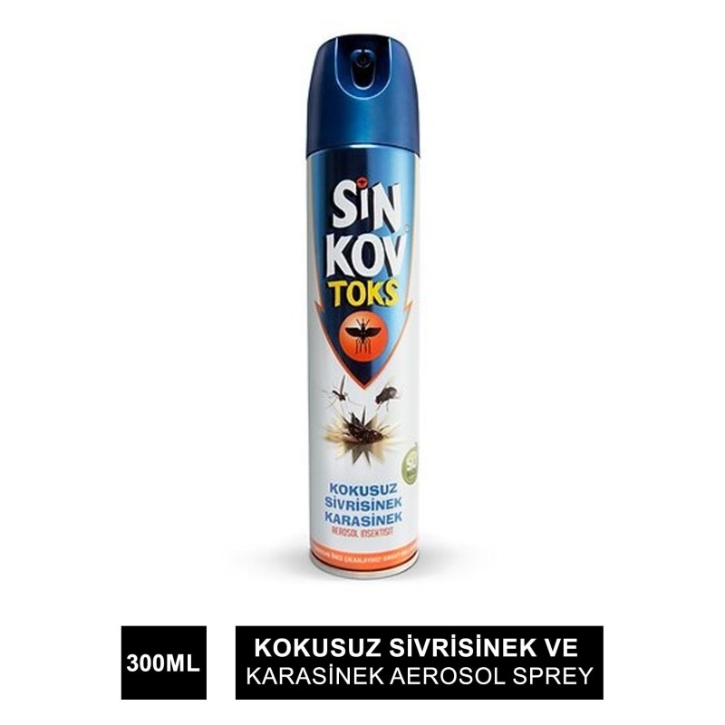 Sinkov Toks Kokusuz Sivrisinek ve Karasinek Aerosol Sprey 300 ml