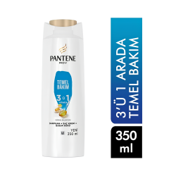 Pantene Pro-V 3ü1 Arada Temel Bakım Şampuanı 350 ml