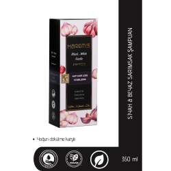 Harem's Siyah & Beyaz Sarımsak Şampuan 350 ml