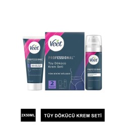 Veet Professional Bikini Bölgesi Tüy Dökücü Krem Seti 50 ml + 50 ml