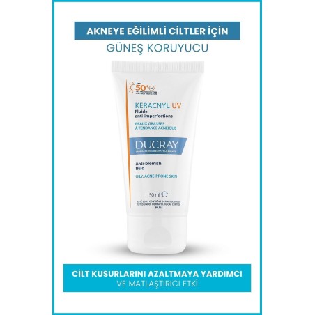 Ducray Keracnyl UV SPF50+ Anti Blemish Fluid 50 ml