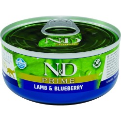 N&D Prıme Kedi konserve Kuzu&Yaban Mersini 70 gr