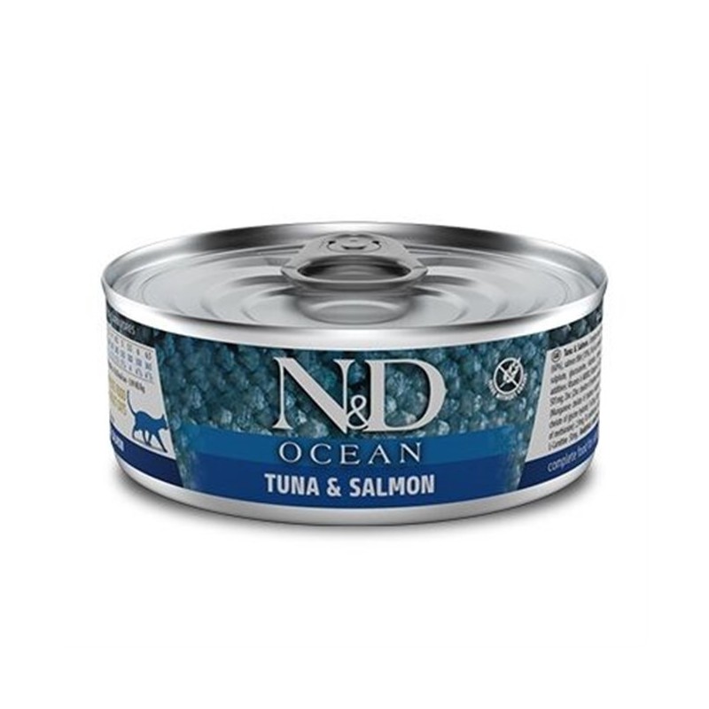 N&D Ocean Kedi Konserve Ton Balığı & Somon 85 gr