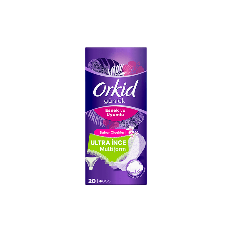 Orkid Günlük Yaprak Ultra İnce Multiform Ped 20 Adet