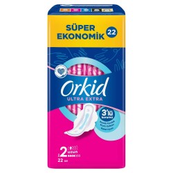 Orkid Ultra Extra Uzun ( Boy 2 ) Hijyenik Ped 22 Adet