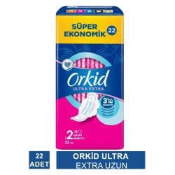 Orkid Ultra Extra Uzun ( Boy 2 ) Hijyenik Ped 22 Adet