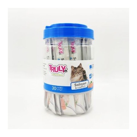 Truly Sıvı Kedi Ödülü Somon - Morina 30x14 Gr