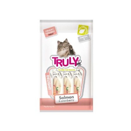 Truly Sıvı Kedi Ödülü Somon - Kızılcık 5x14 Gr