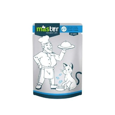 Master Balıklı Pouch Kedi Maması 80 Gr.