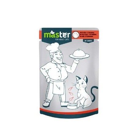 Master Kümes Hayvanlı Pouch Kedi Maması Jöle 80Gr.