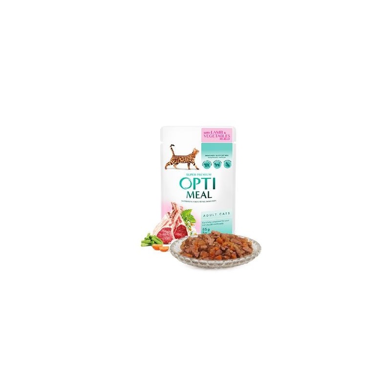 Optimeal Kuzu Etli Sebzeli Jöle Yaş Ked.Mam.85G