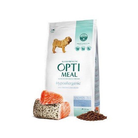 Optimeal Somon Etli Orta ve İri Irklar İçin Hypoalerjenik Yetişkin Köpek Maması 1,5Kg