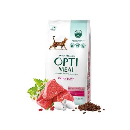 Optimeal Dana Etli Yetişkin Kedi Maması 1,5Kg