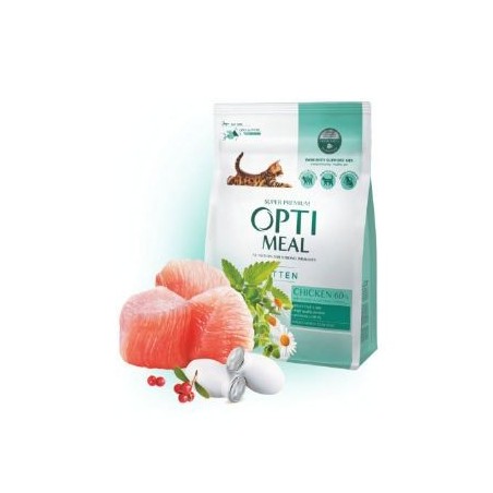 Optimeal Tavuklu Yavru Kedi Maması 4Kg