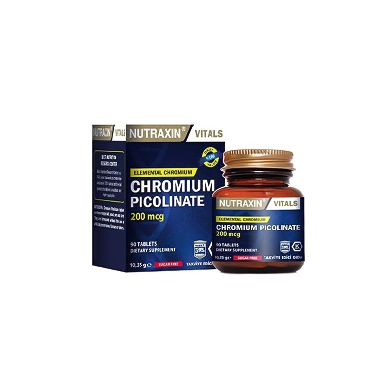 Nutraxin Chromium Picolinate 90 Kapsül Nutraxin Chromium Picolinate 90 Kapsül
