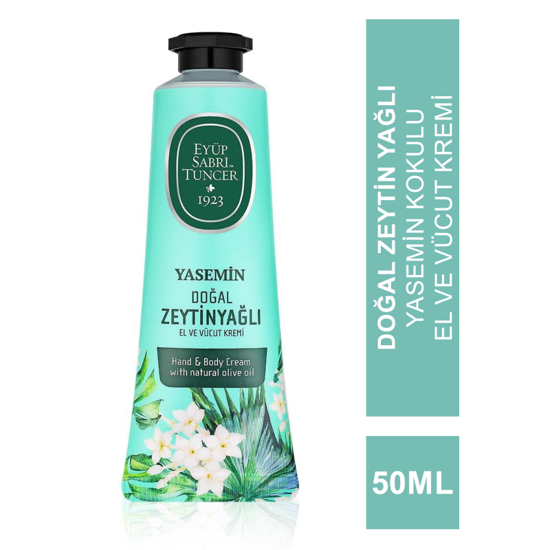 Eyüp Sabri Tuncer Yasemin Doğal Zeytinyağlı El ve Vücut Kremi 50 ml