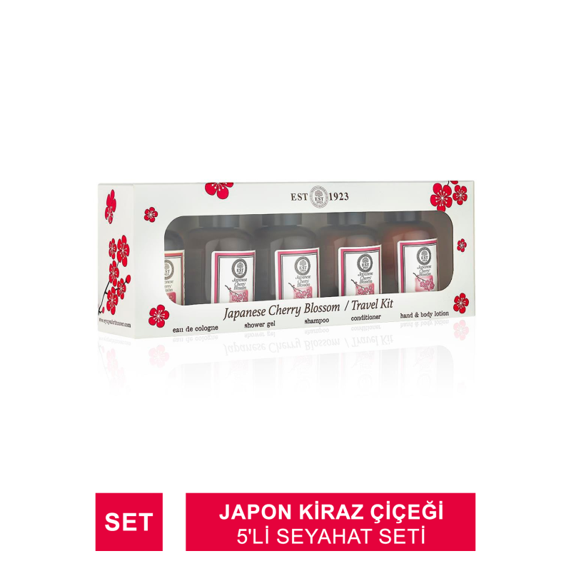 Eyüp Sabri Tuncer Japon Kiraz Çiçeği 5'li Seyahat Seti