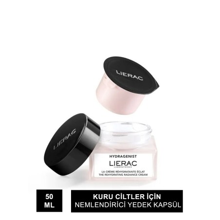 Lierac Hydragenist Radiance Cream Refill ( Kuru Ciltler İçin Nemlendirici Yedek Kapsül ) 50 ml