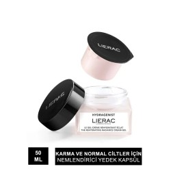 Lierac Hydragenist Radiance Cream Gel Refill ( Karma/Normal Ciltler İçin Nemlendirici Yedek Kapsül ) 50 ml