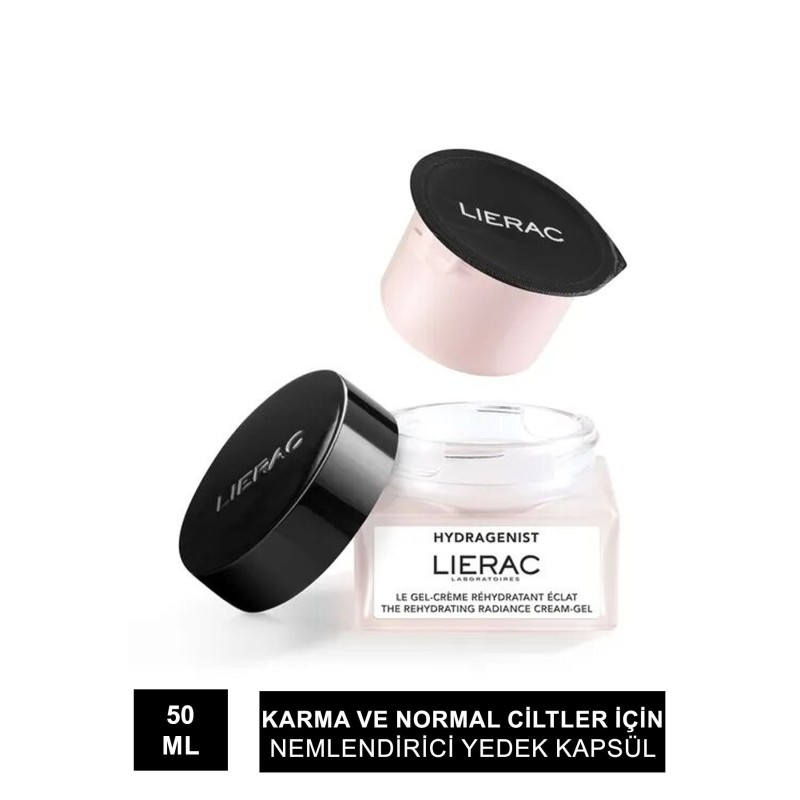 Lierac Hydragenist Radiance Cream Gel Refill ( Karma/Normal Ciltler İçin Nemlendirici Yedek Kapsül ) 50 ml