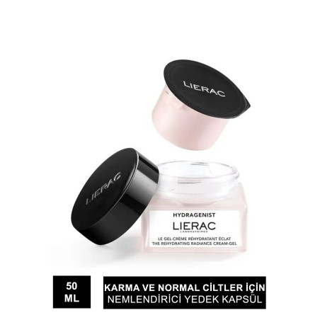 Lierac Hydragenist Radiance Cream Gel Refill ( Karma/Normal Ciltler İçin Nemlendirici Yedek Kapsül ) 50 ml