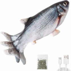 Oynayan Balık Kedi Oyuncağı 28 cm