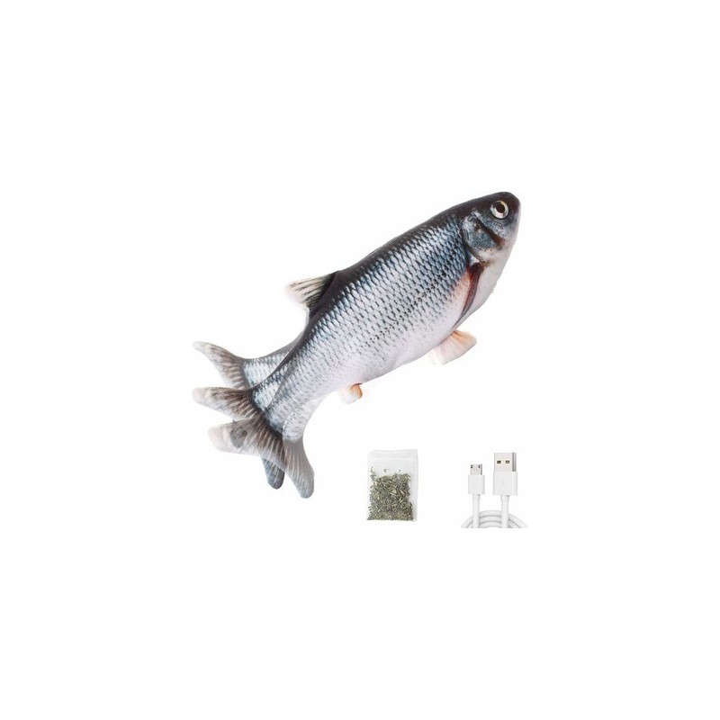 Oynayan Balık Kedi Oyuncağı 28 cm