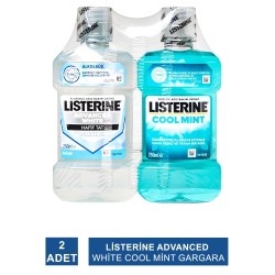 Listerine Advanced White 250 ml + Cool Mint 250 ml Set