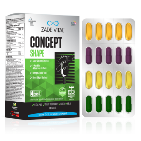 Zade Vital Concept Shape 60 Kapsül