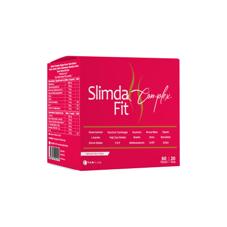 Tab İlaç Slimda Fit Complex 60 Kapsül 20 Saşe