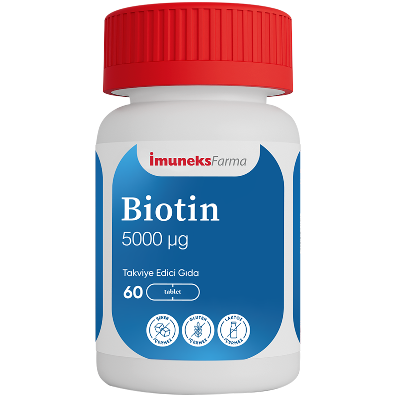 İmuneks Biotin 5000mg 60 Tablet