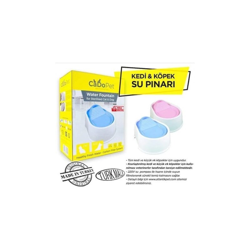 Cado Pet Su Pınarı 220 Volt-2 LT