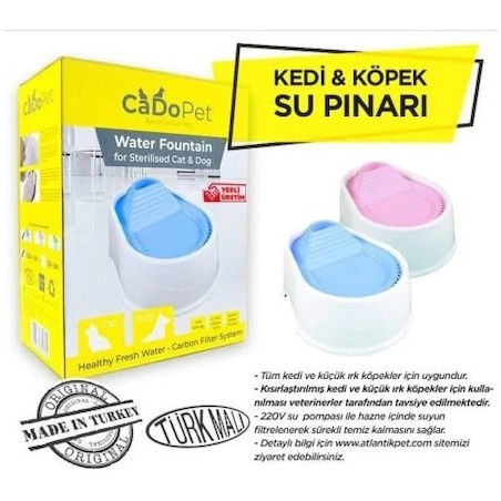 Cado Pet Su Pınarı 220 Volt-2 LT