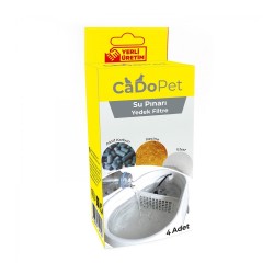Cado Pet 2 lt Su Pınarı Yedek Filtre 4lü