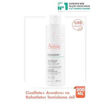 Avene Cicalfate+ Purifing Cleansing Gel - Arındırıcı Temizleme Jeli - 200 ml