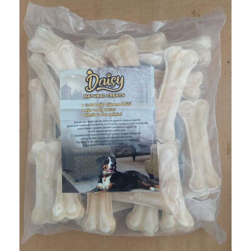 Daisy Beyaz Pres Kemik 30-35 gr. 10 cm