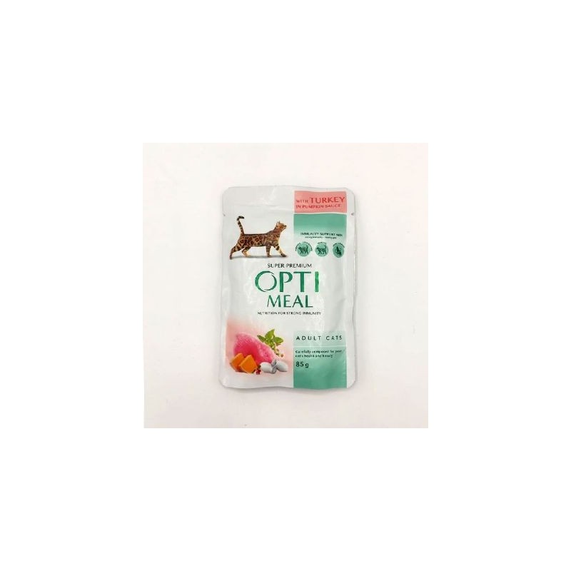 Optimeal Hindi-Ciğer Balkabağı Soslu Yaş Ked.Mam.85G